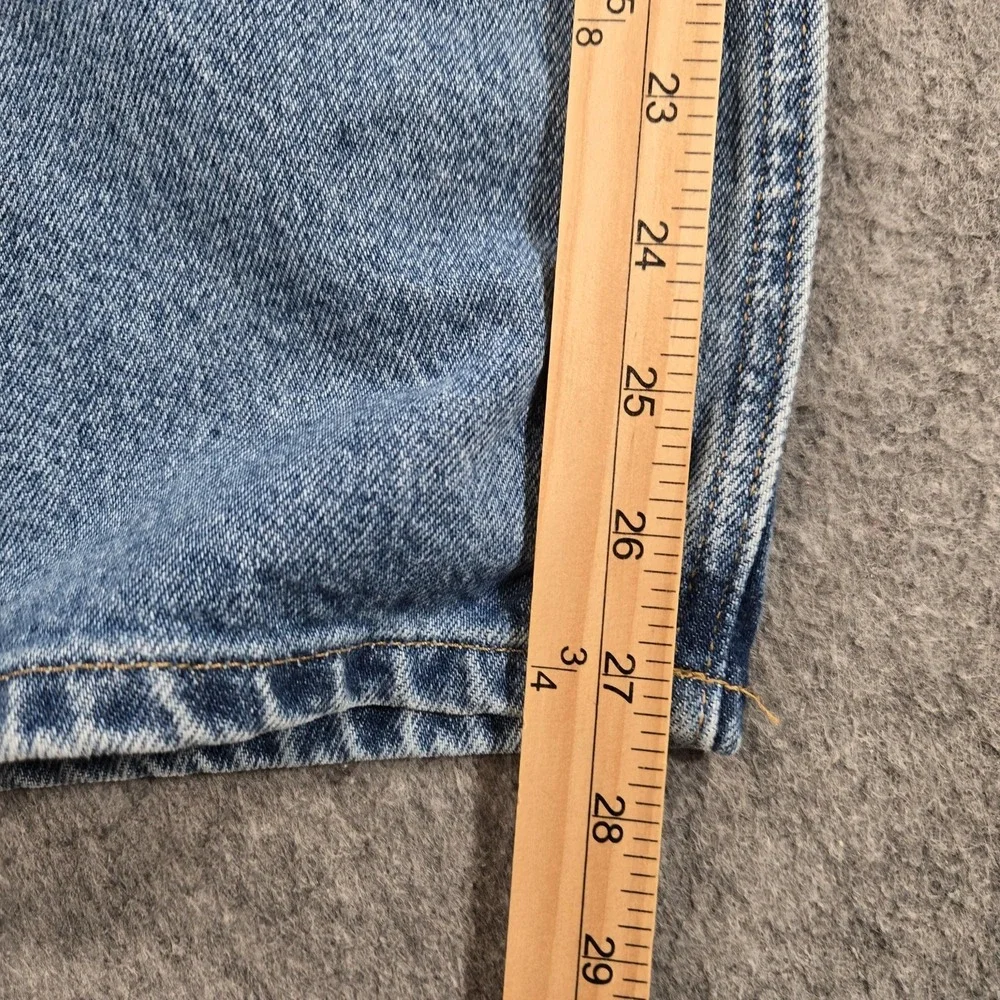Carhartt B17 Jeans Mens 40x27 (tag 40x28) Stone Wash Blue Relaxed Straight Denim - Picture 7 of 11